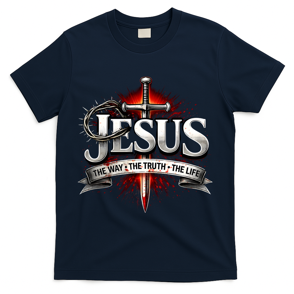 Jesus The Way Truth Wife Sword Crown Thorns Christian product image 3