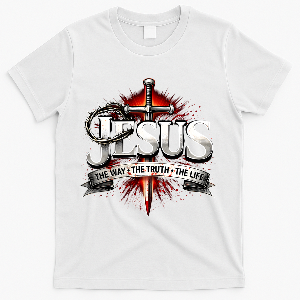 Jesus The Way Truth Wife Sword Crown Thorns Christian product image 1