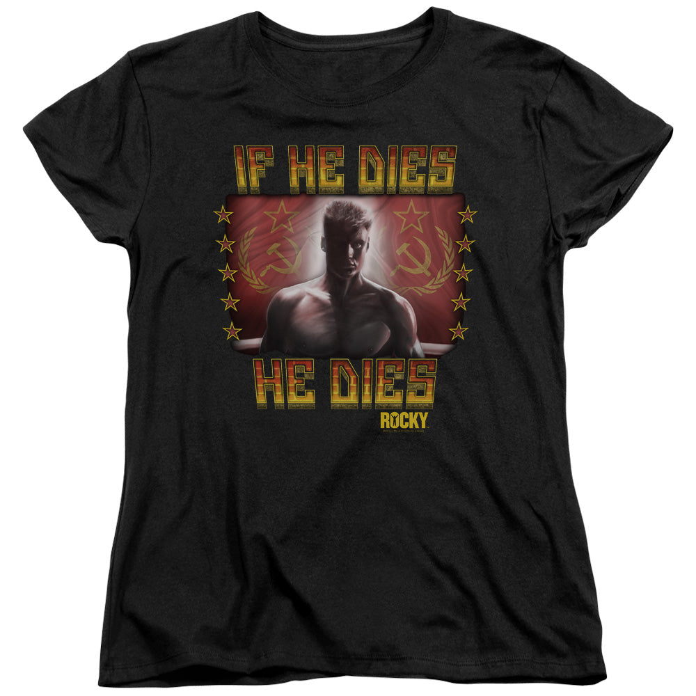Rocky IV - Condolences Women's Short Sleeve product image 1