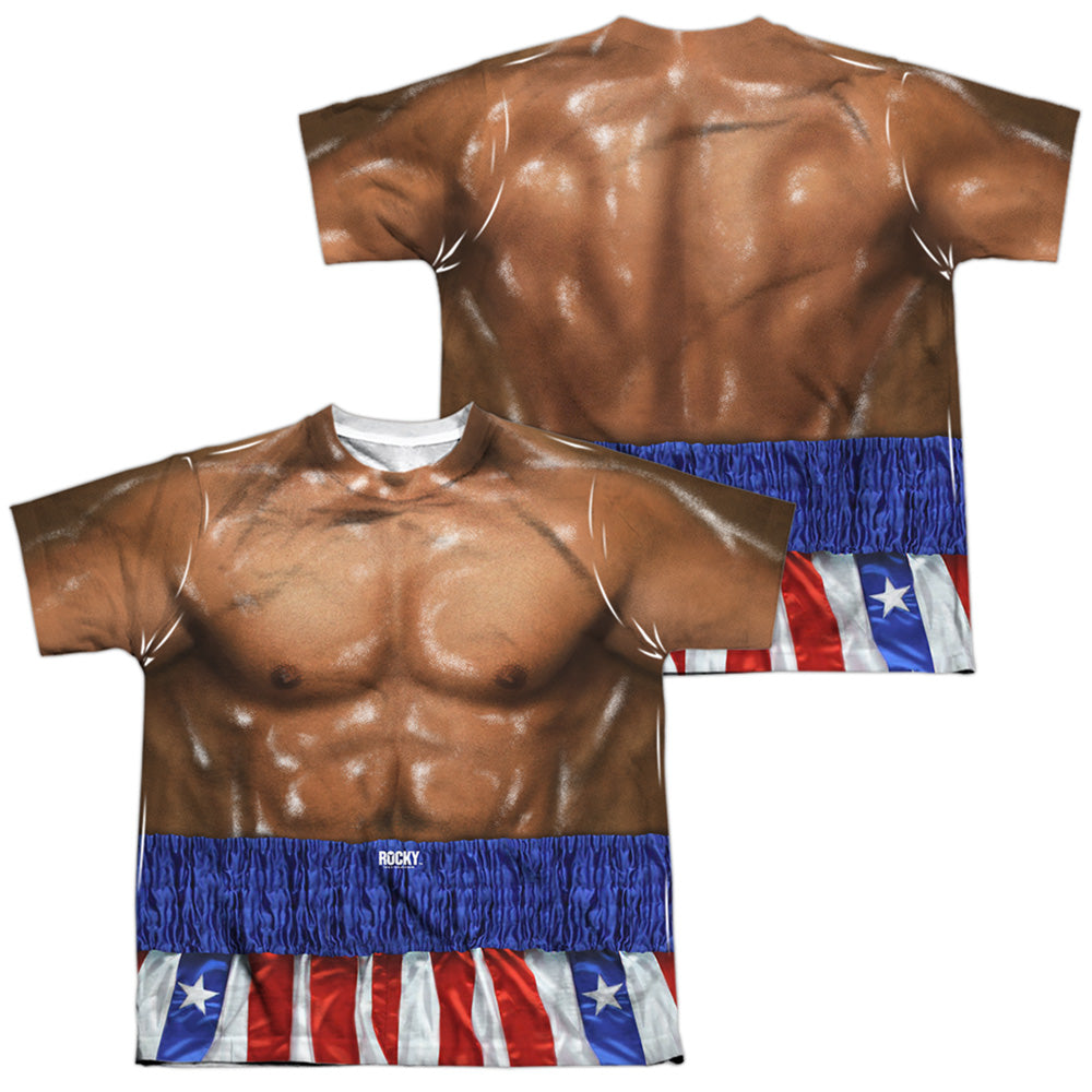 Rocky - Apollo Costume (Front - Back Print) Youth Short product image 1