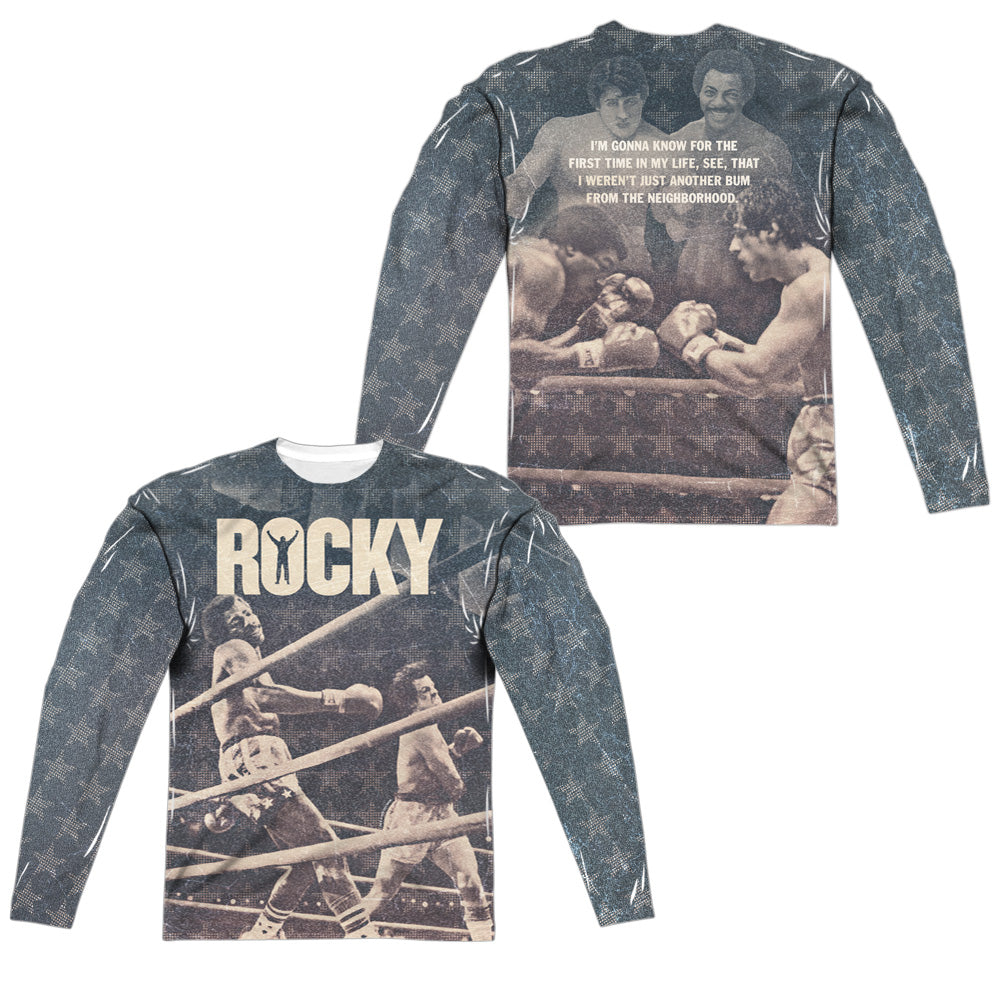Rocky - Battle (Front - Back Print) L - S Adult Poly Crew product image 1