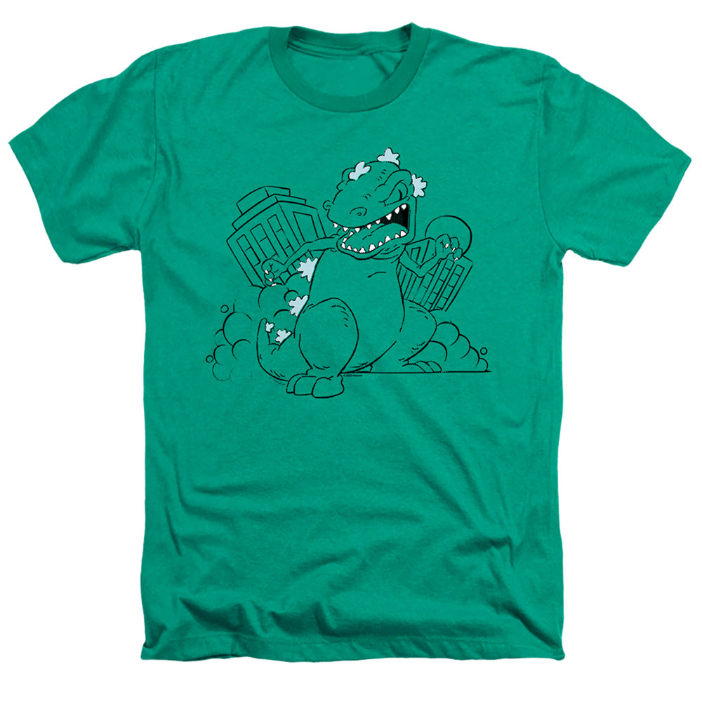 Rugrats - Reptar Destroys City Adult Regular Fit Heather product image 1