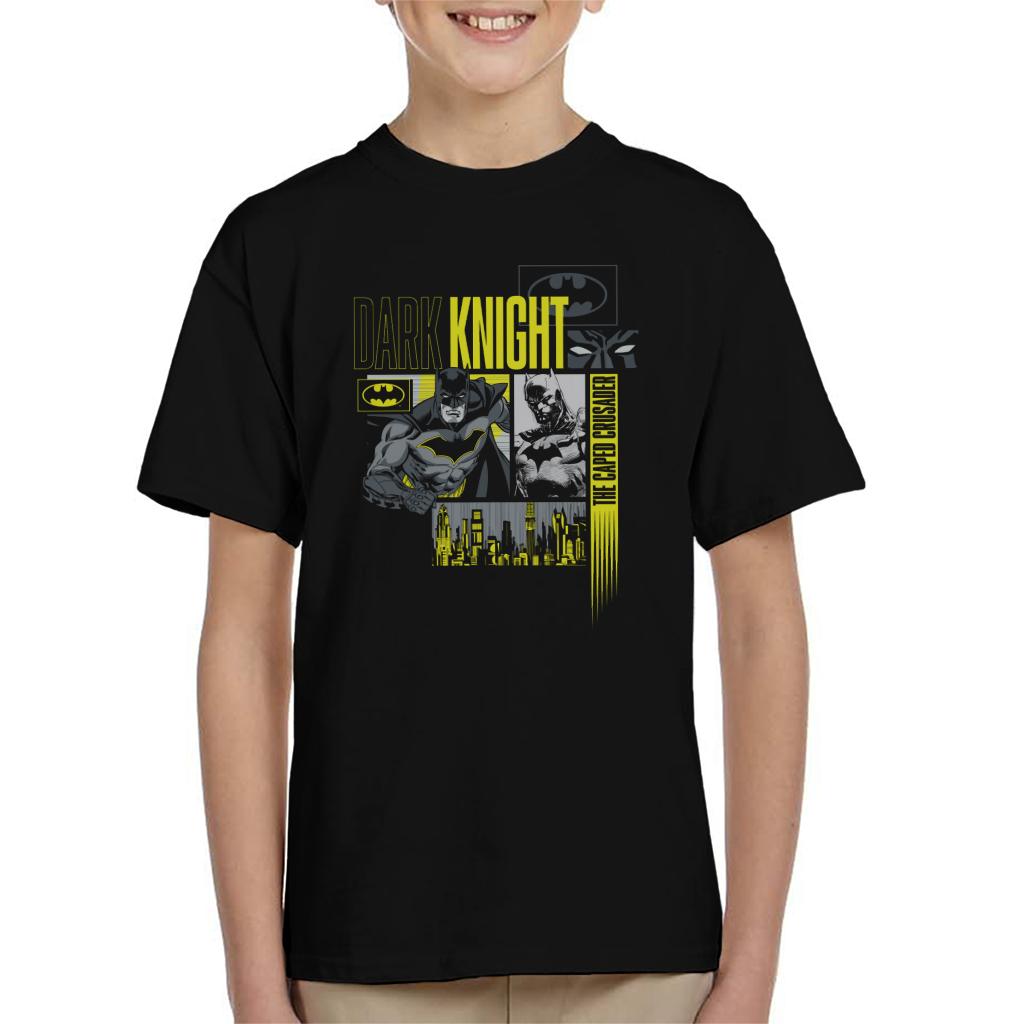 Batman Dark Knight Caped Crusader Montage Kid's T-Shirt product image 1