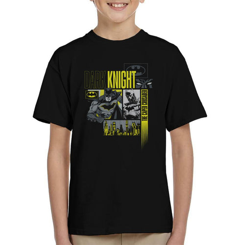 Batman Dark Knight Caped Crusader Montage Kid's T-Shirt product image 1