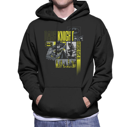 Batman Dark Knight Caped Crusader Montage Men's Hooded product image 1