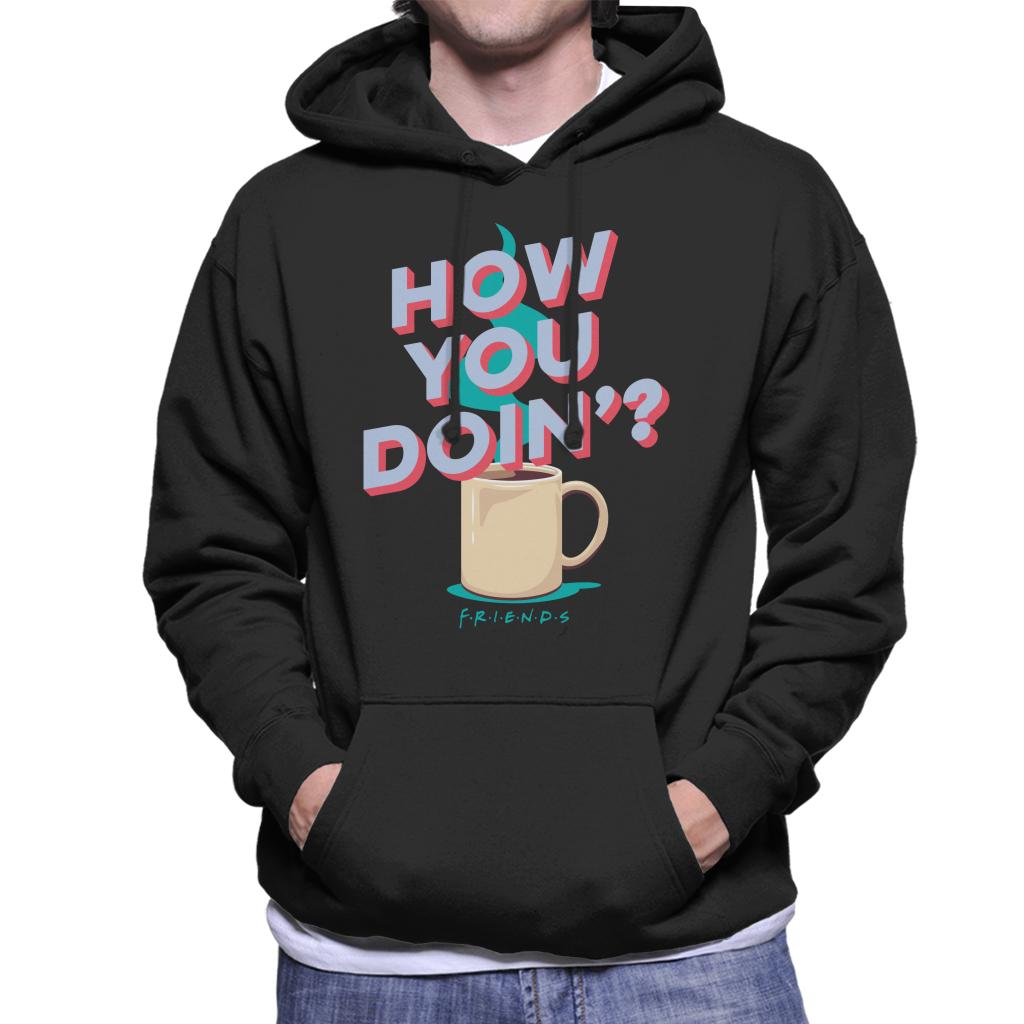 Friends How You Doin Coffee Men's Hooded Sweatshirt product image 1