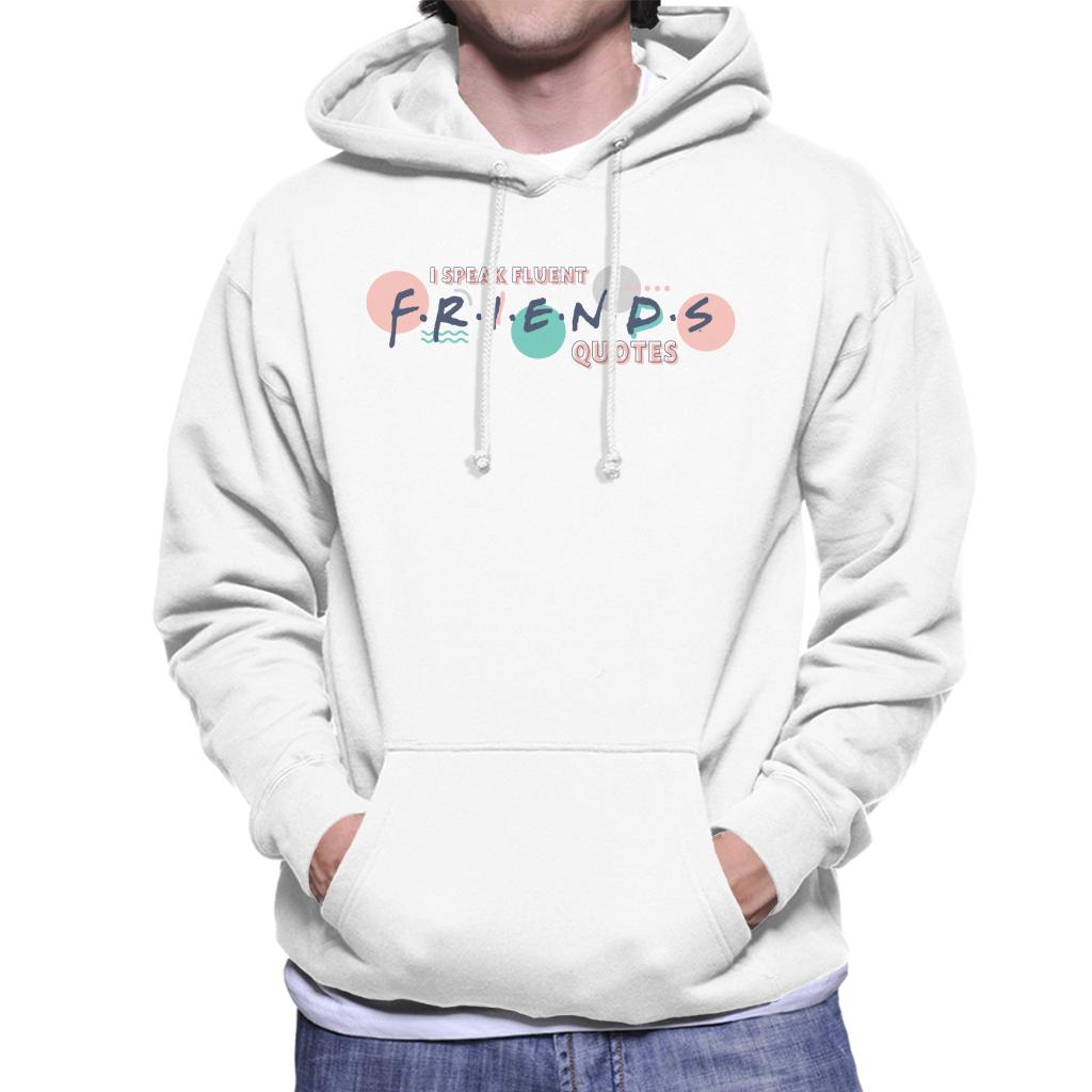 Friends I Speak Fluent Quotes Men's Hooded Sweatshirt product image 1