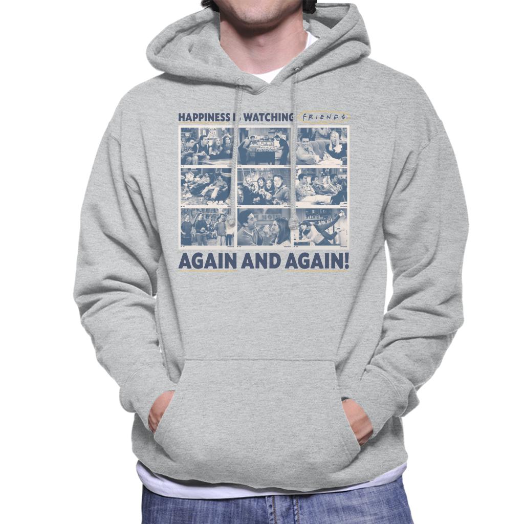 Friends Happiness Is Watching Again And Men's Hooded product image 1