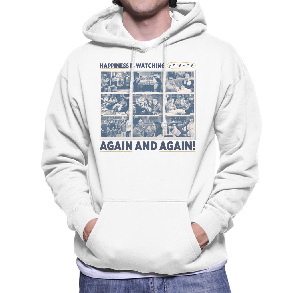 Friends Happiness Is Watching Again And Men's Hooded product image 4
