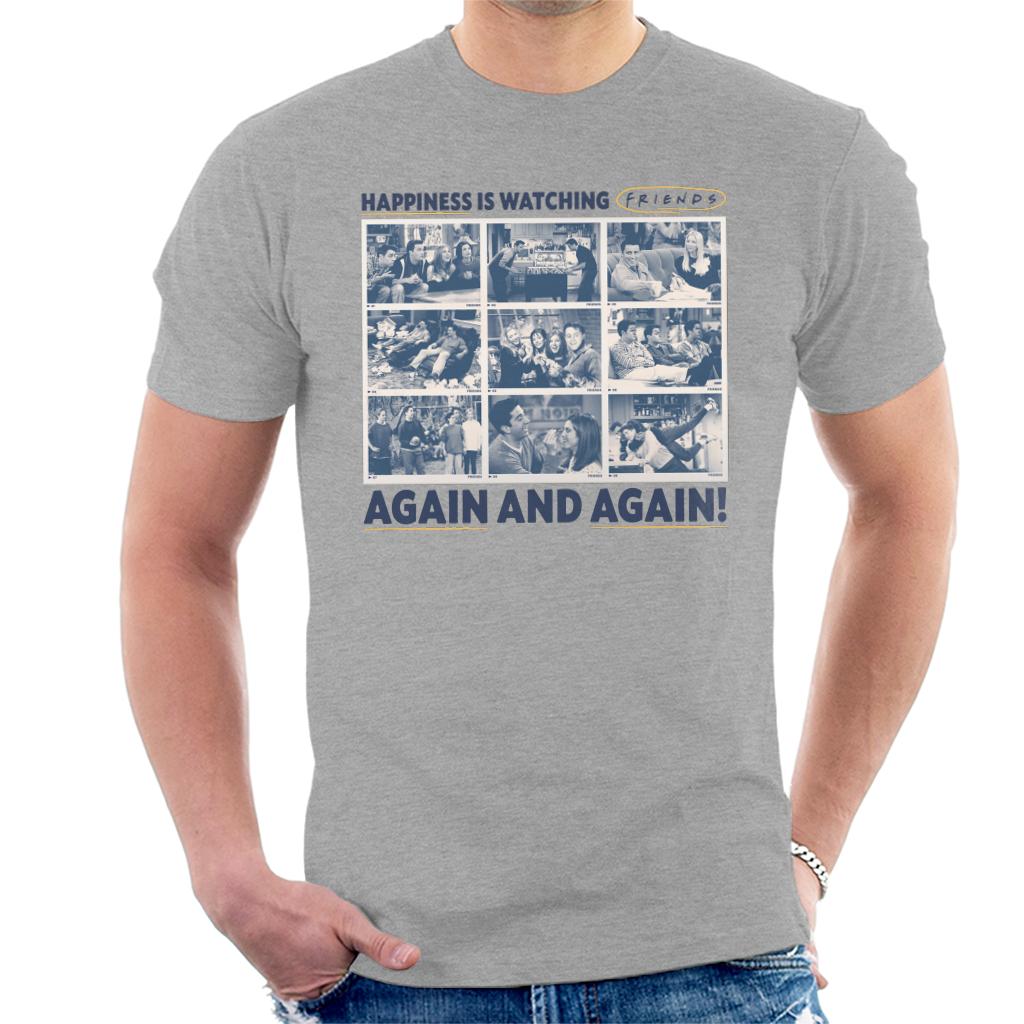 Friends Happiness Is Watching Again And Men's T-Shirt product image 1