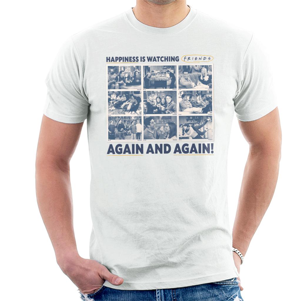 Friends Happiness Is Watching Again And Men's T-Shirt product image 4