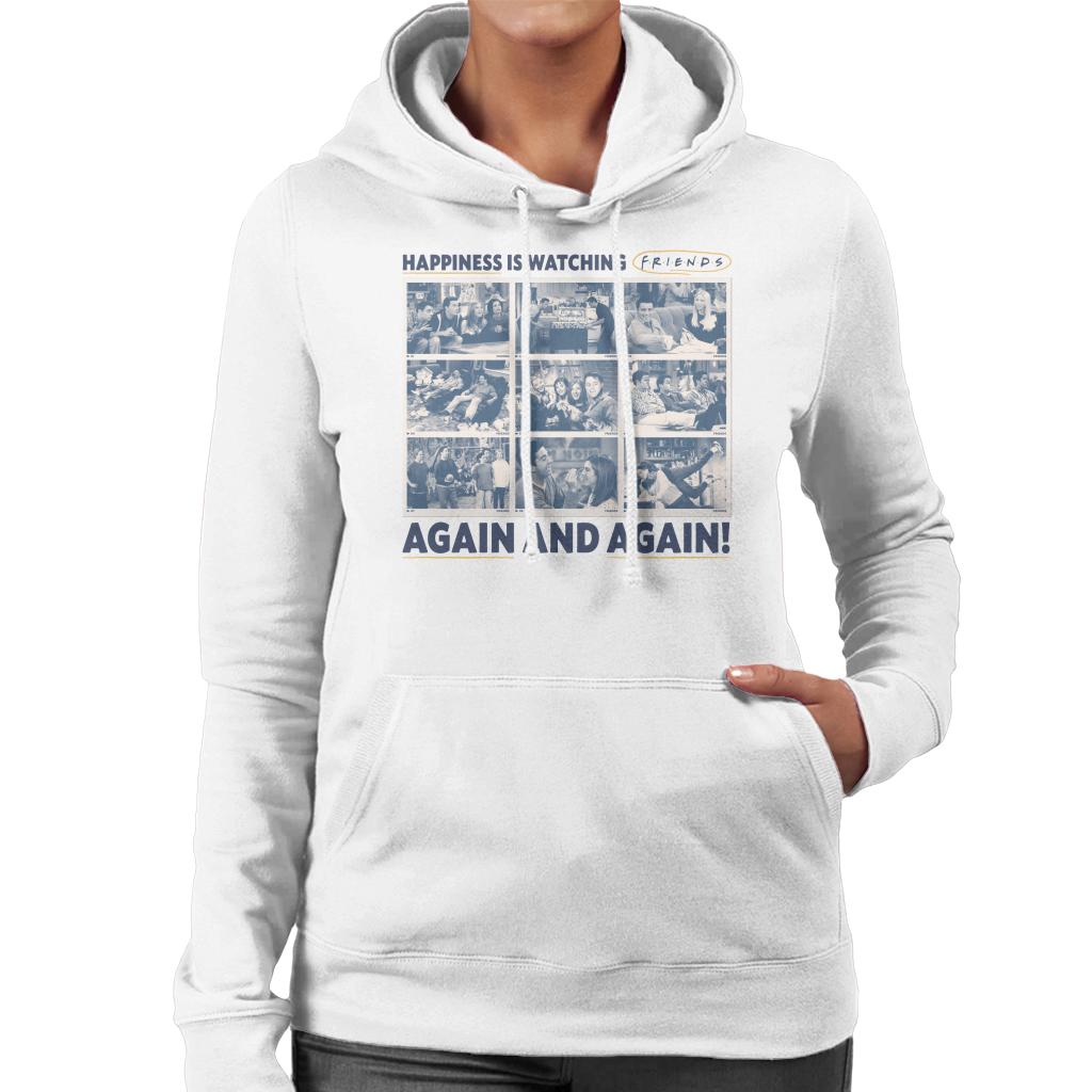 Friends Happiness Is Watching Again And Women's Hooded product image 4