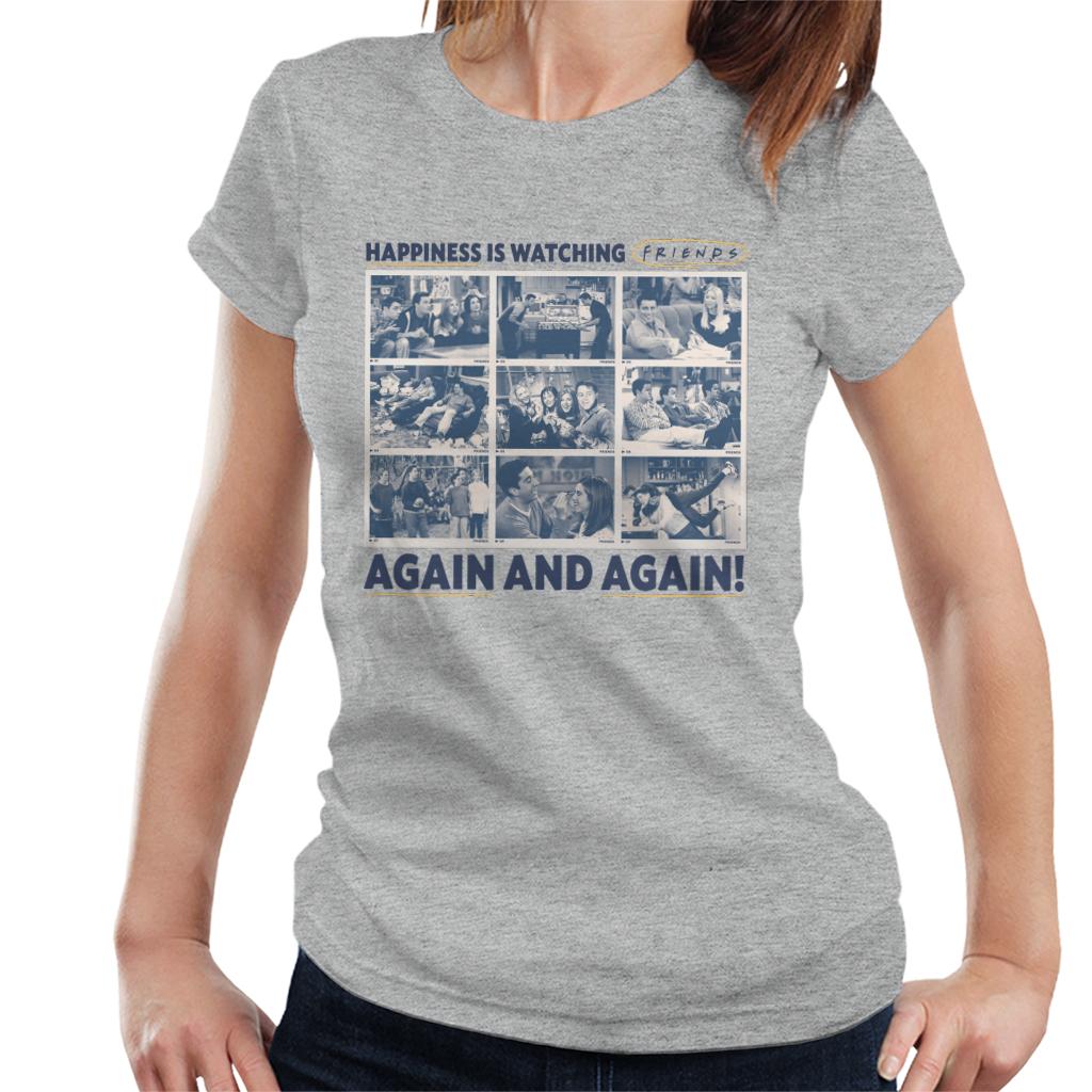 Friends Happiness Is Watching Again And Women's T-Shirt product image 1
