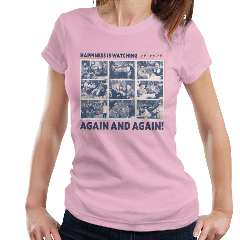 Friends Happiness Is Watching Again And Women's T-Shirt product image 6
