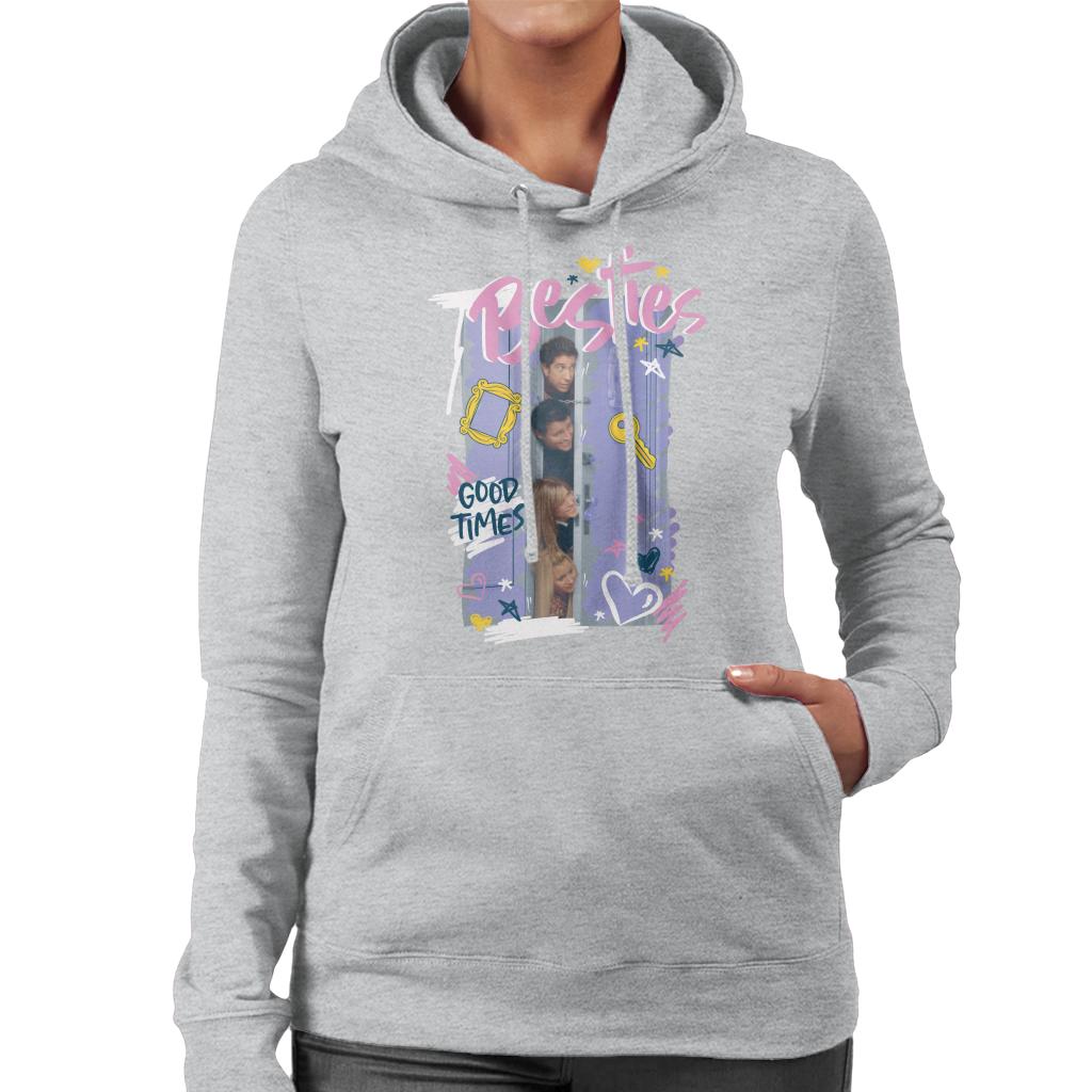 Friends Good Times Besties Women's Hooded Sweatshirt product image 4