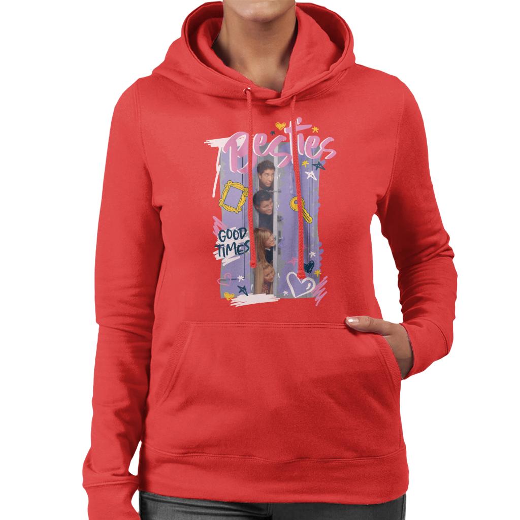 Friends Good Times Besties Women's Hooded Sweatshirt product image 6