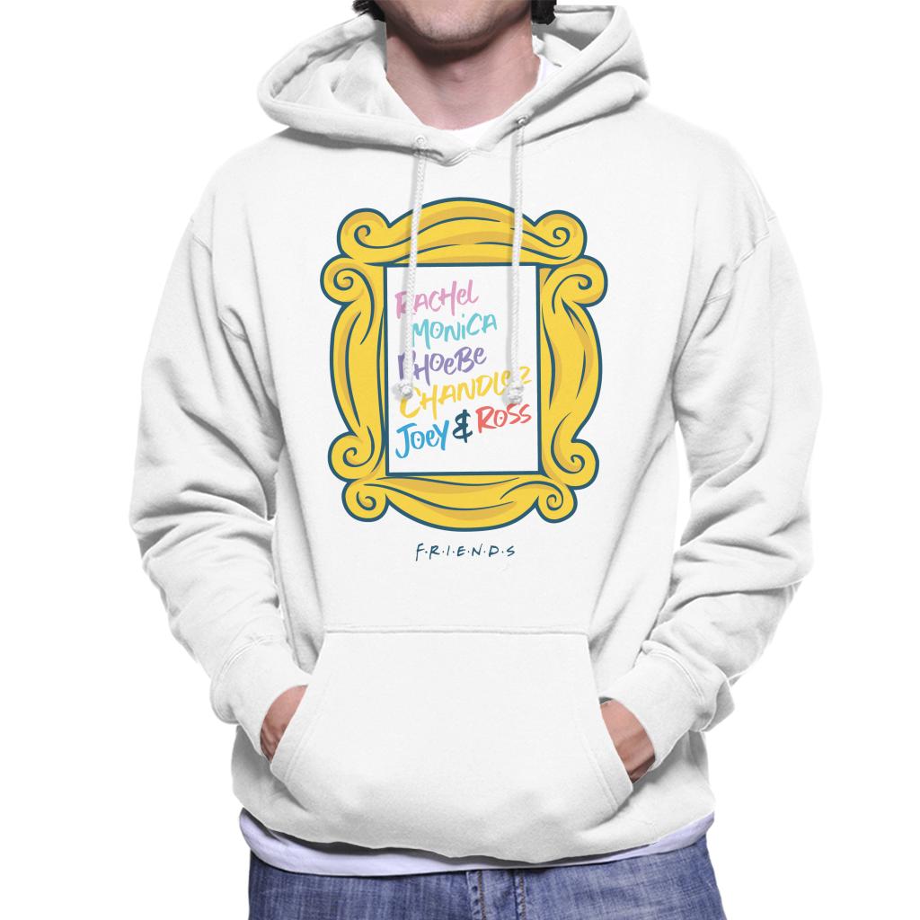 Friends Frame Character List Men's Hooded Sweatshirt product image 1
