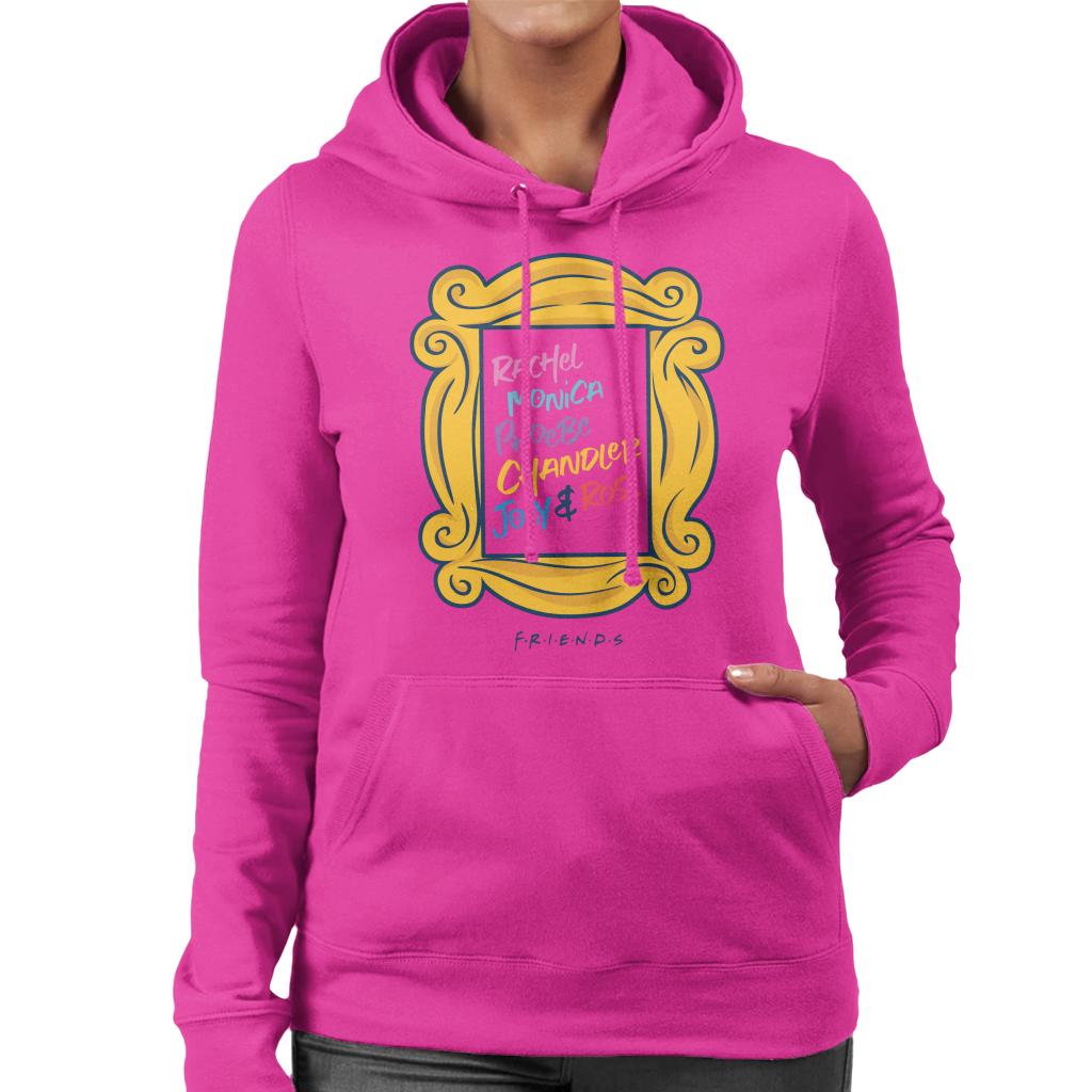 Friends Frame Character List Women's Hooded Sweatshirt product image 4