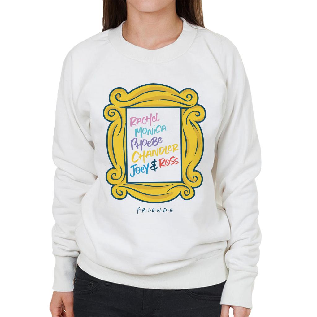 Friends Frame Character List Women's Sweatshirt product image 1