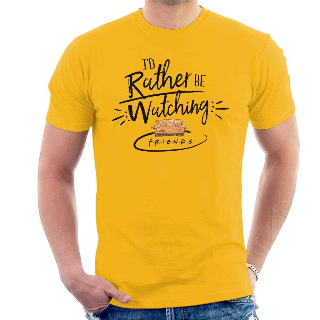 Friends Sofa Id Rather Be Watching Men's T-Shirt product image 6