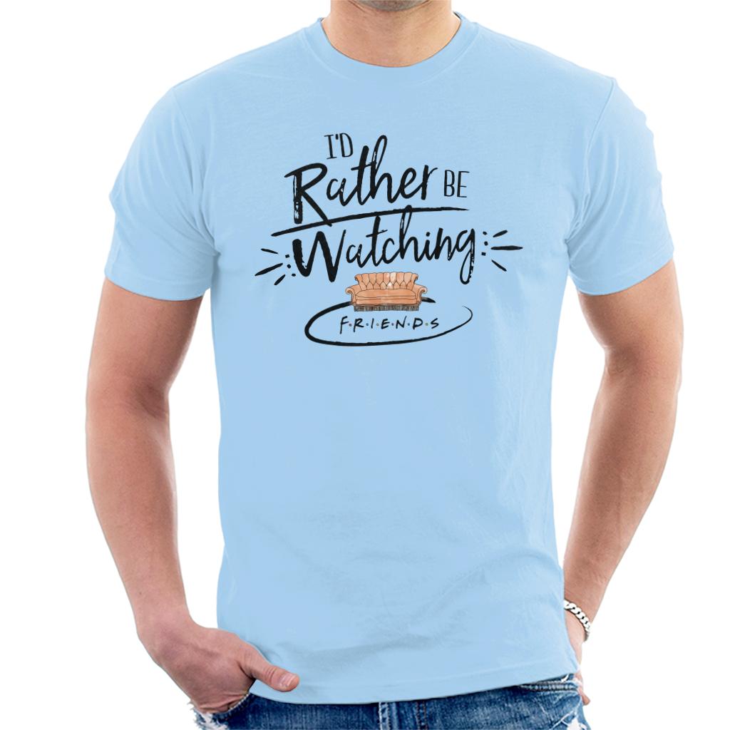 Friends Sofa Id Rather Be Watching Men's T-Shirt product image 4