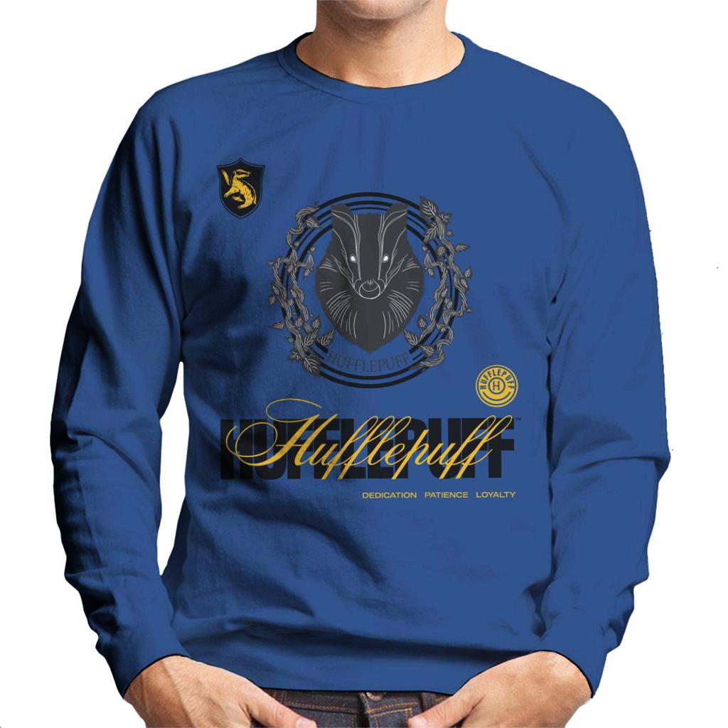 Harry Potter Hufflepuff Badger Crest Men's Sweatshirt product image 4