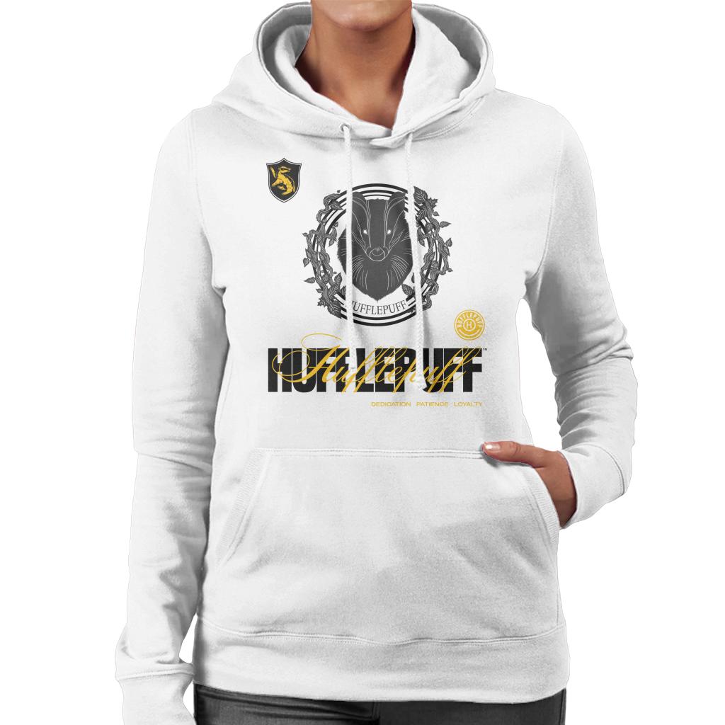 Harry Potter Hufflepuff Badger Crest Women's Hooded product image 1
