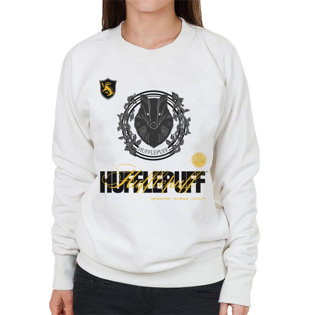 Harry Potter Hufflepuff Badger Crest Women's Sweatshirt product image 1
