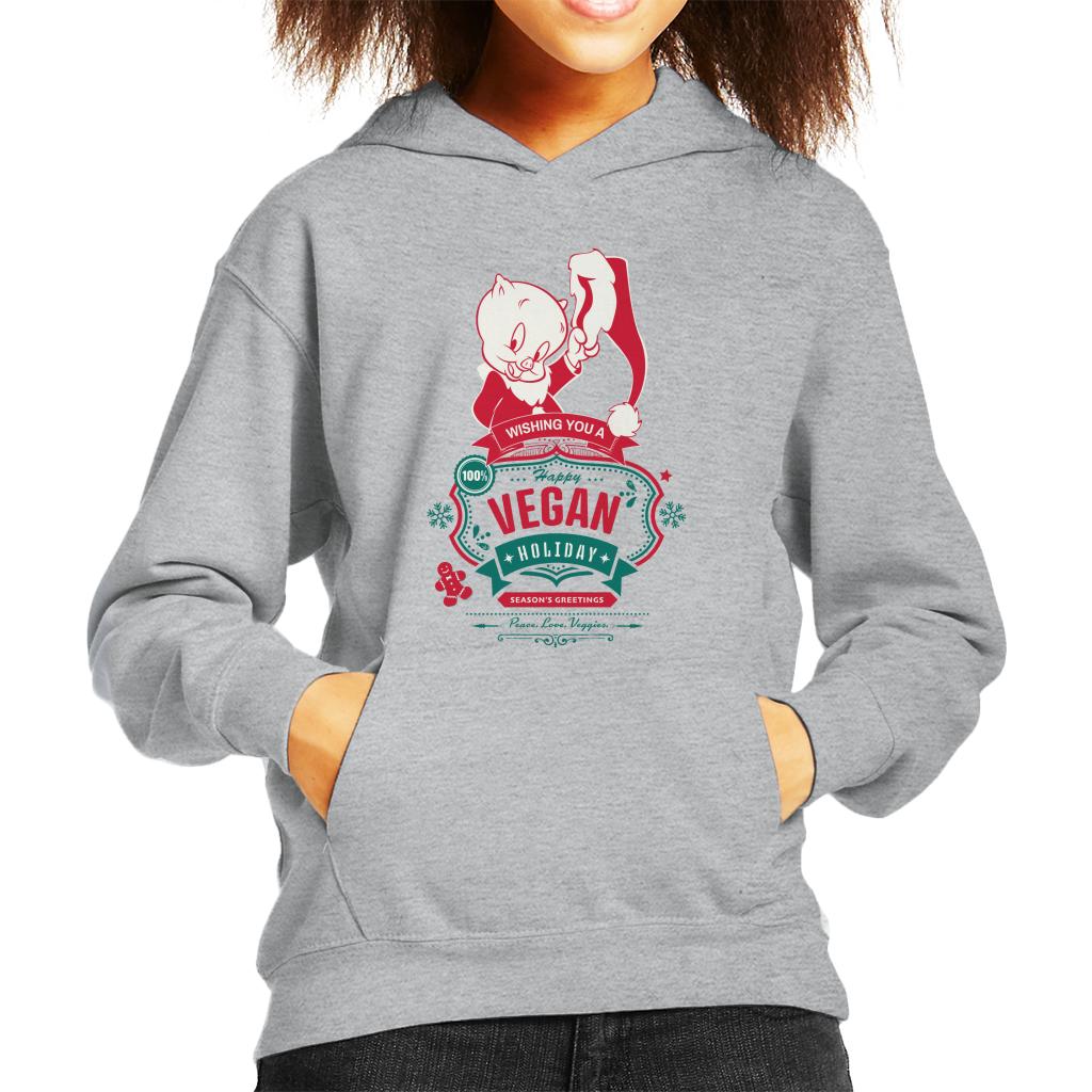 Looney Tunes Christmas Porky Pig Happy Vegan Holiday Kid's product image 1