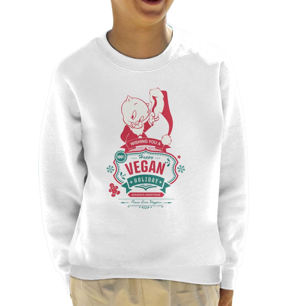 Looney Tunes Christmas Porky Pig Happy Vegan Holiday Kid's product image 6