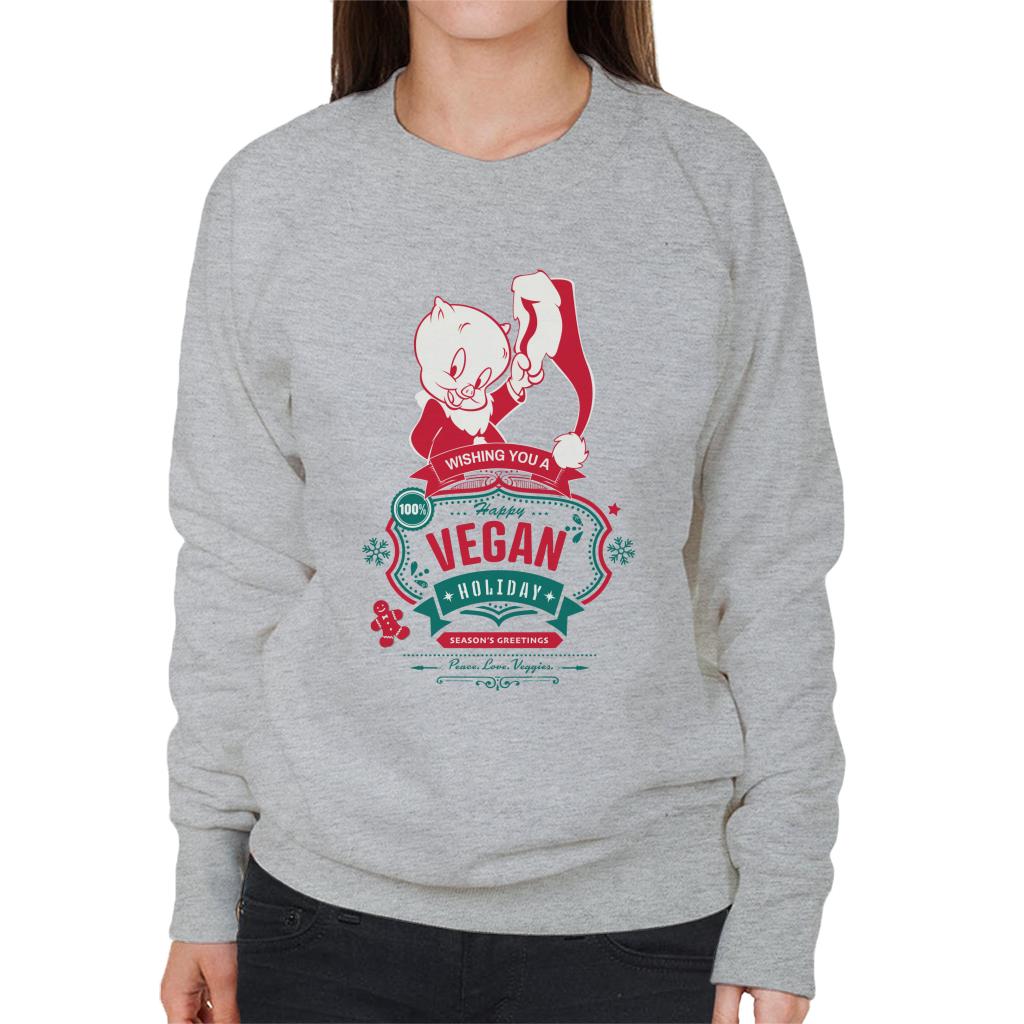 Looney Tunes Christmas Porky Pig Happy Vegan Holiday product image 1