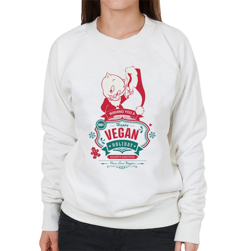 Looney Tunes Christmas Porky Pig Happy Vegan Holiday product image 4