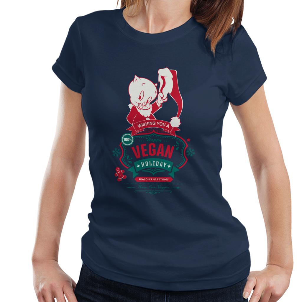 Looney Tunes Christmas Porky Pig Happy Vegan Holiday product image 6