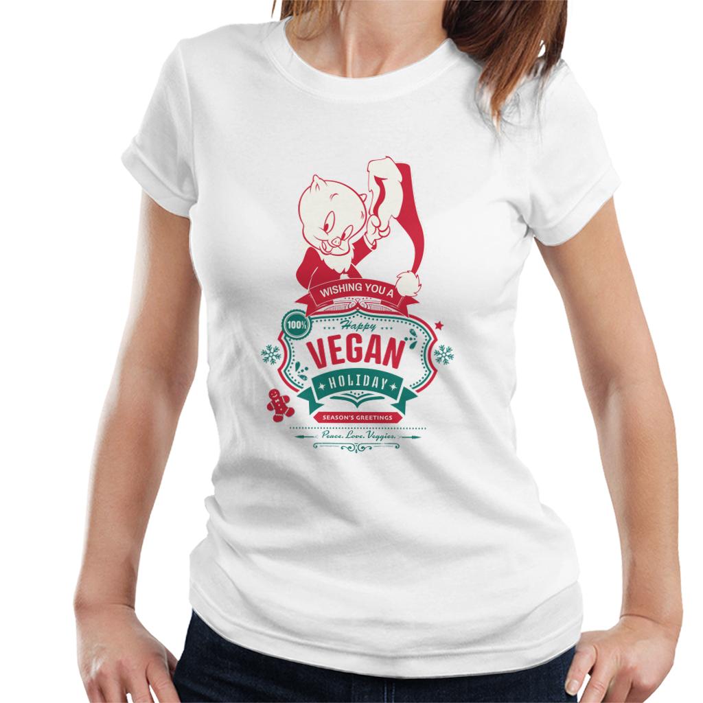 Looney Tunes Christmas Porky Pig Happy Vegan Holiday product image 4