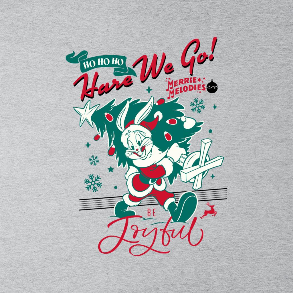 Looney Tunes Christmas Bugs Bunny Be Joyful Women's T-Shirt product image 2