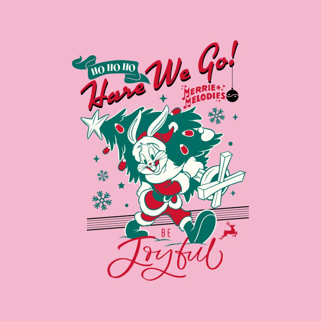 Looney Tunes Christmas Bugs Bunny Be Joyful Women's T-Shirt product image 7