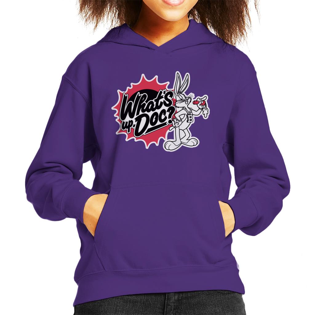 Looney Tunes Whats Up Doc Bugs Bunny Retro Kid's Hooded product image 6
