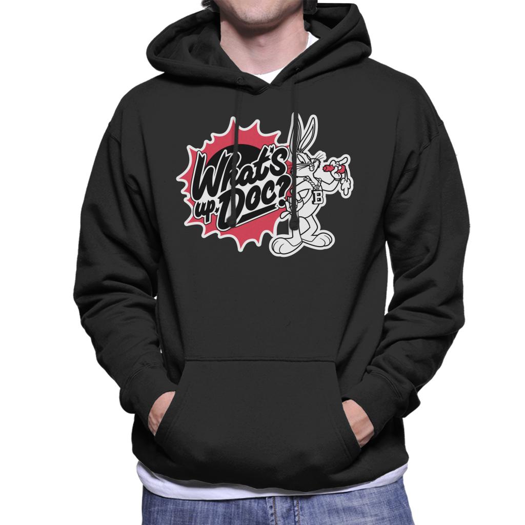 Looney Tunes Whats Up Doc Bugs Bunny Retro Men's Hooded product image 1