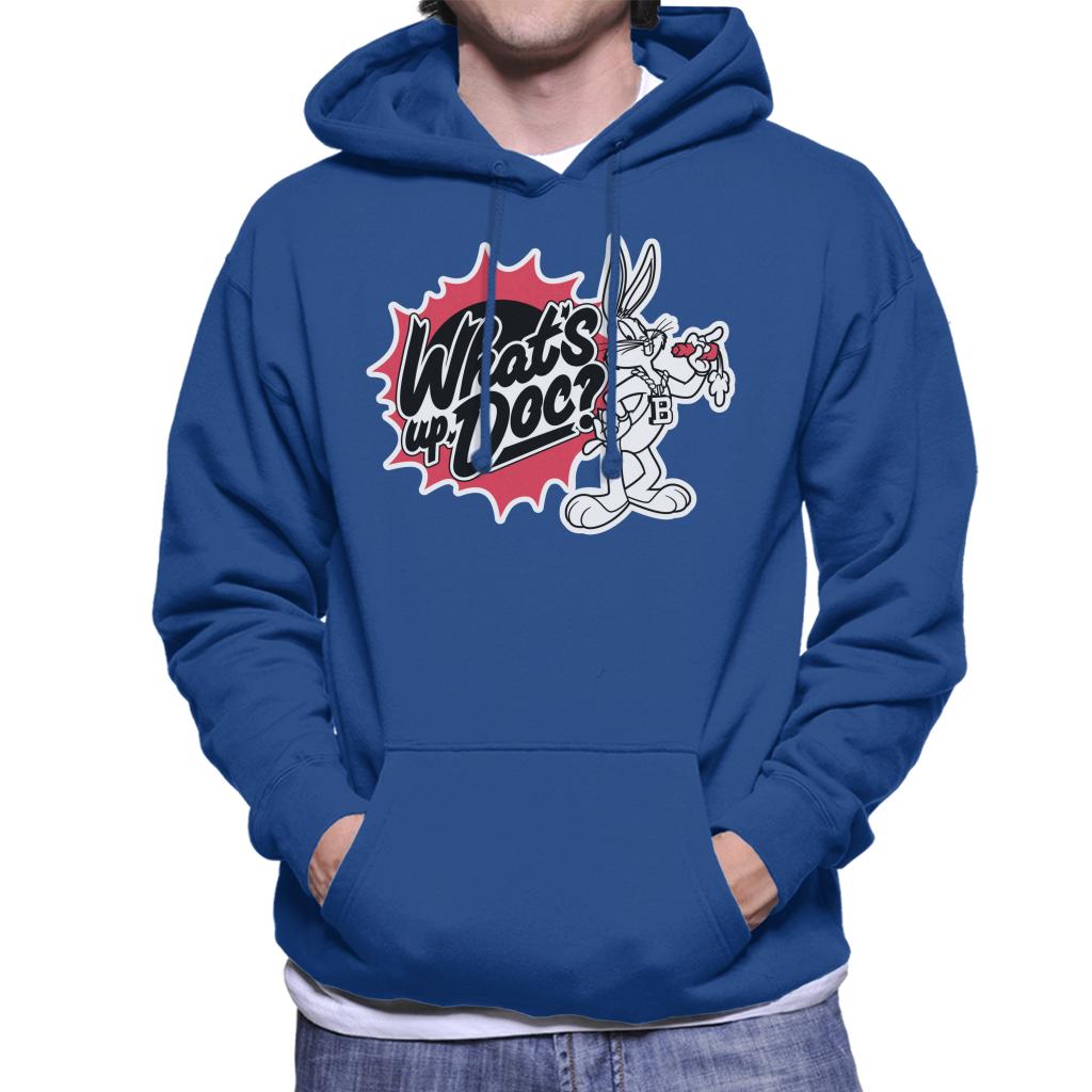 Looney Tunes Whats Up Doc Bugs Bunny Retro Men's Hooded product image 4
