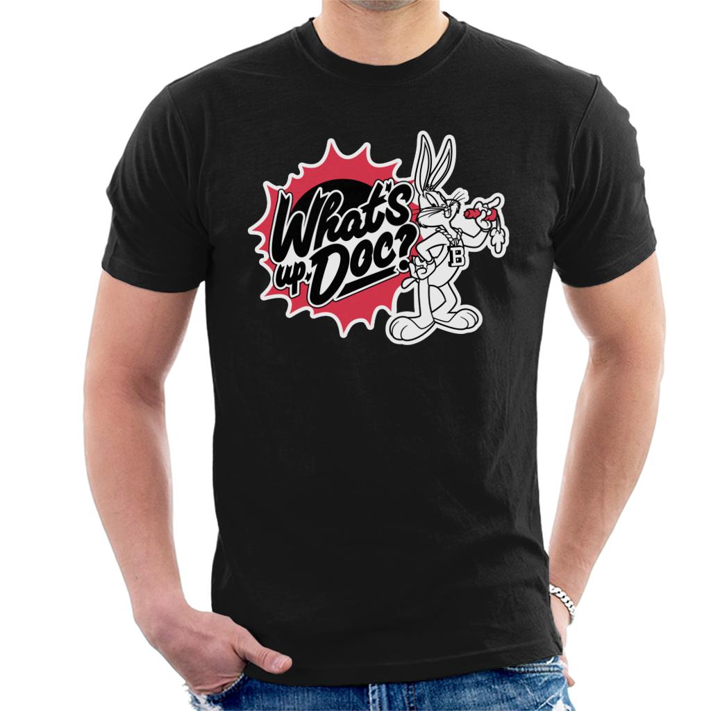 Looney Tunes Whats Up Doc Bugs Bunny Retro Men's T-Shirt product image 1