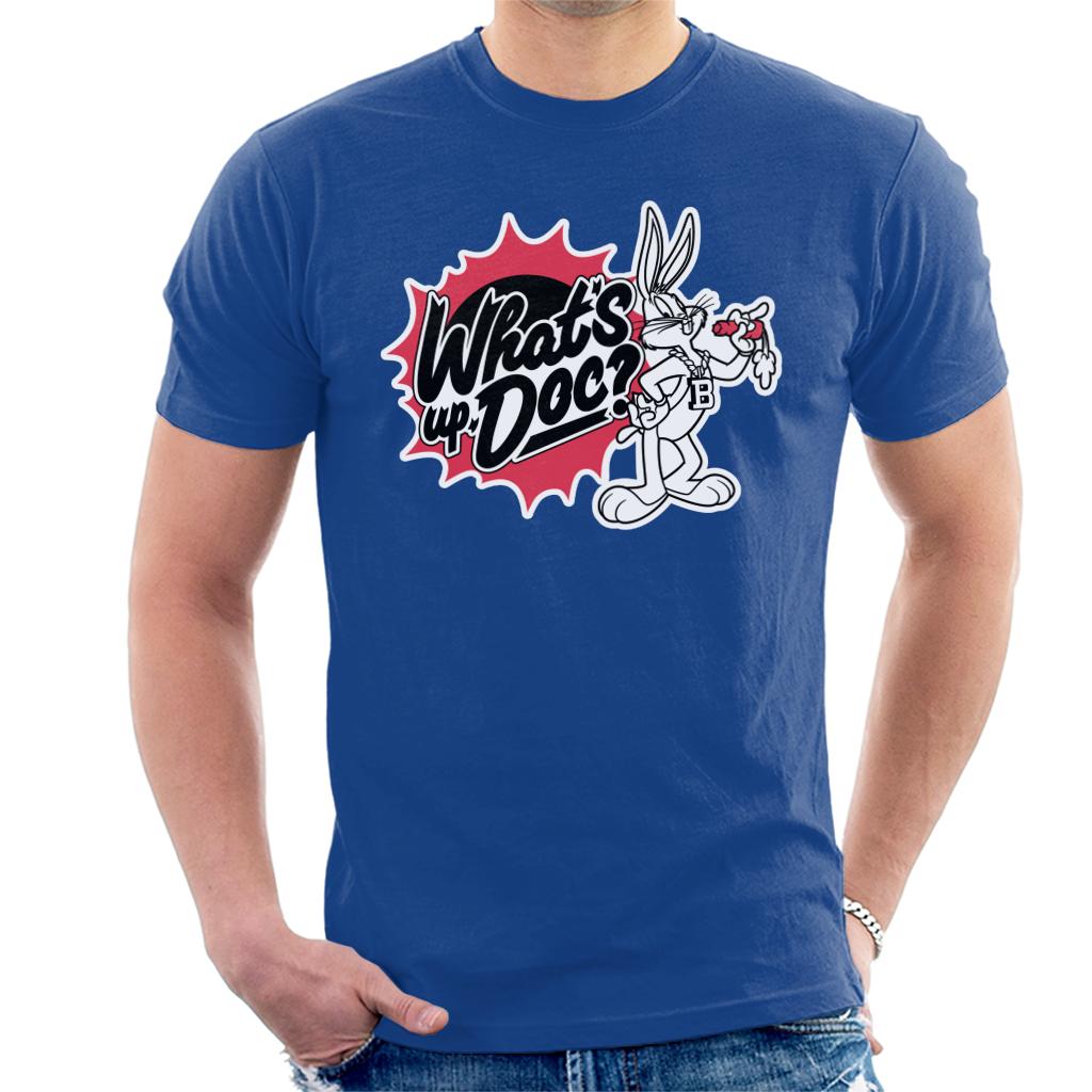 Looney Tunes Whats Up Doc Bugs Bunny Retro Men's T-Shirt product image 4