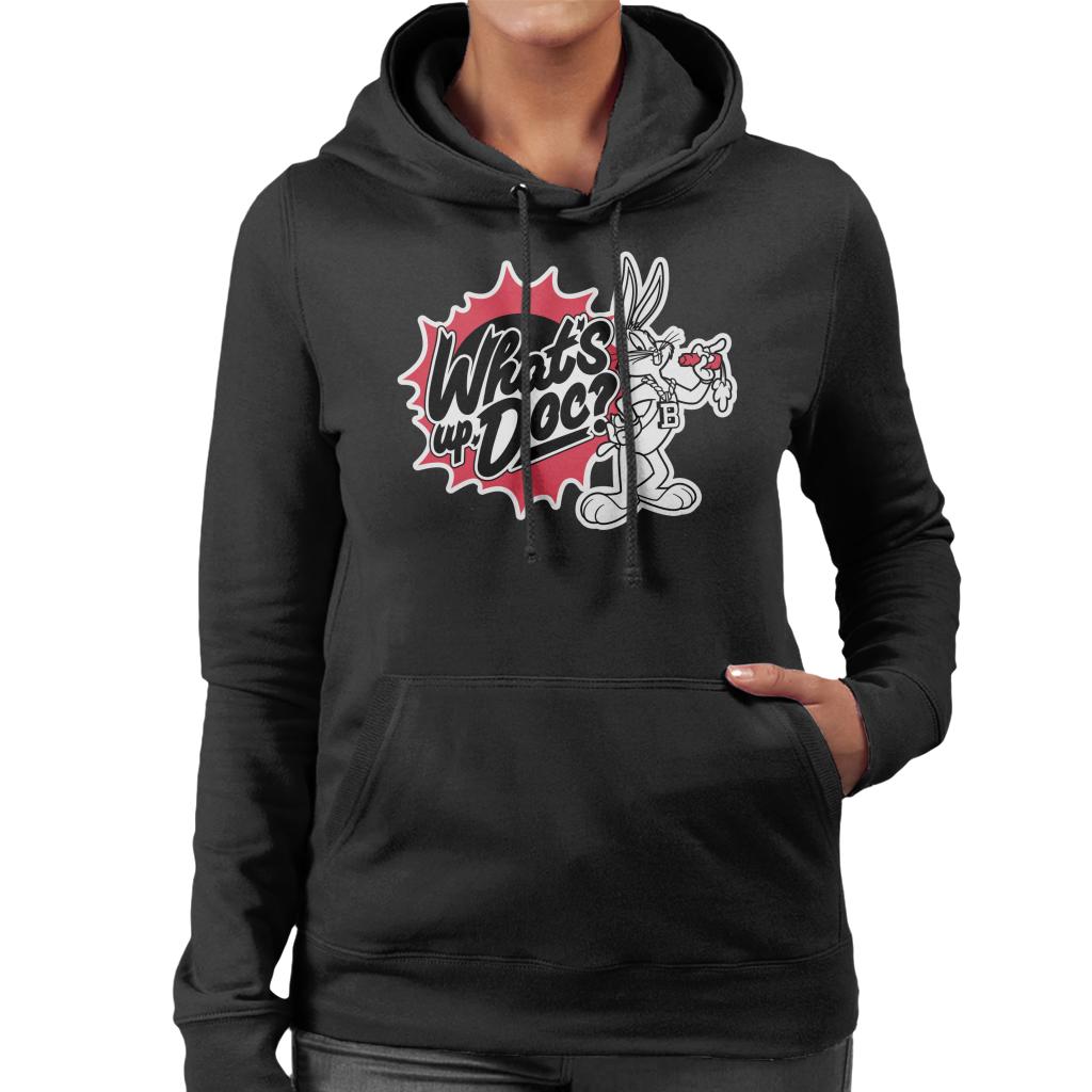 Looney Tunes Whats Up Doc Bugs Bunny Retro Women's Hooded product image 1