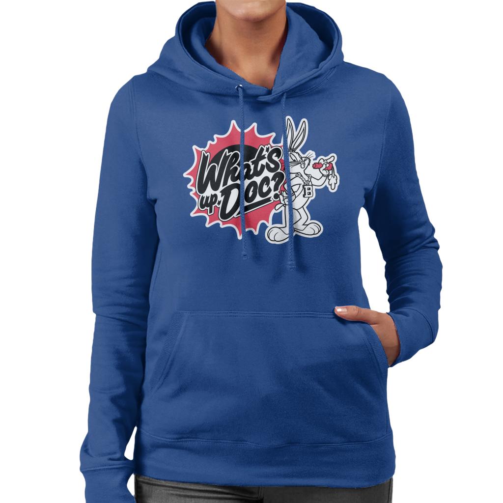 Looney Tunes Whats Up Doc Bugs Bunny Retro Women's Hooded product image 4