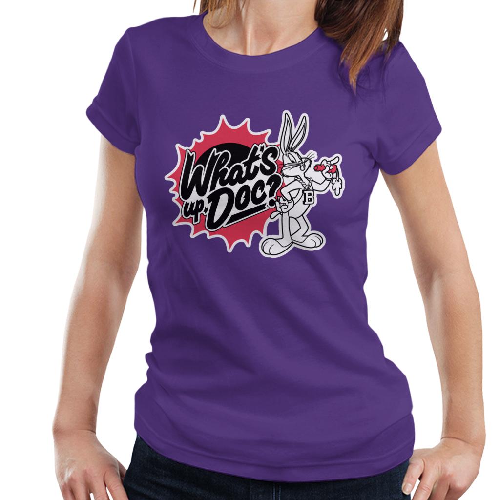 Looney Tunes Whats Up Doc Bugs Bunny Retro Women's T-Shirt product image 6