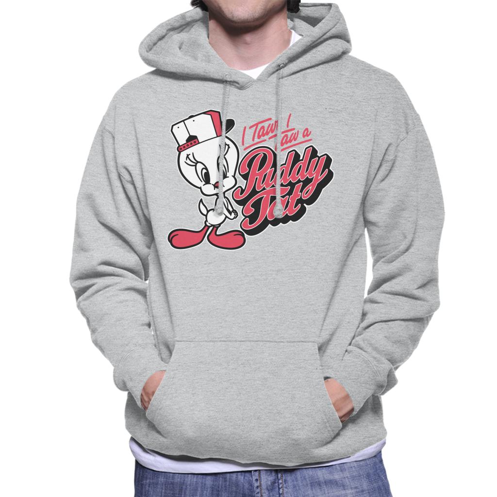 Looney Tunes Tweety Baseball Puddy Tat Men's Hooded product image 1