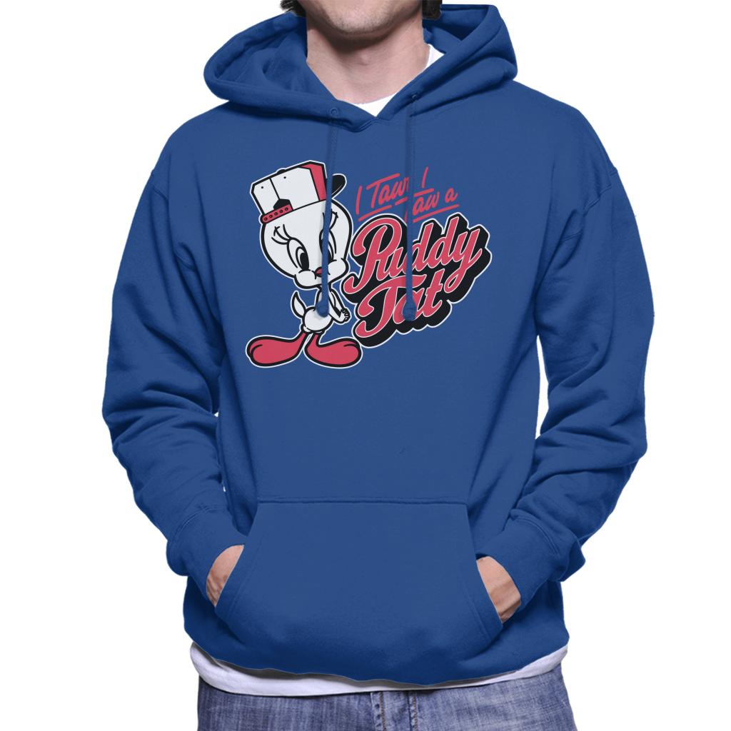 Looney Tunes Tweety Baseball Puddy Tat Men's Hooded product image 4