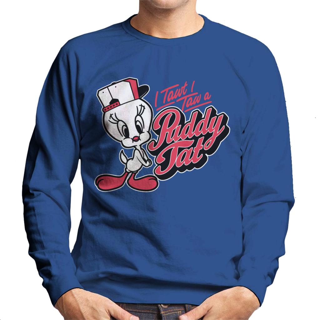 Looney Tunes Tweety Baseball Puddy Tat Men's Sweatshirt product image 4