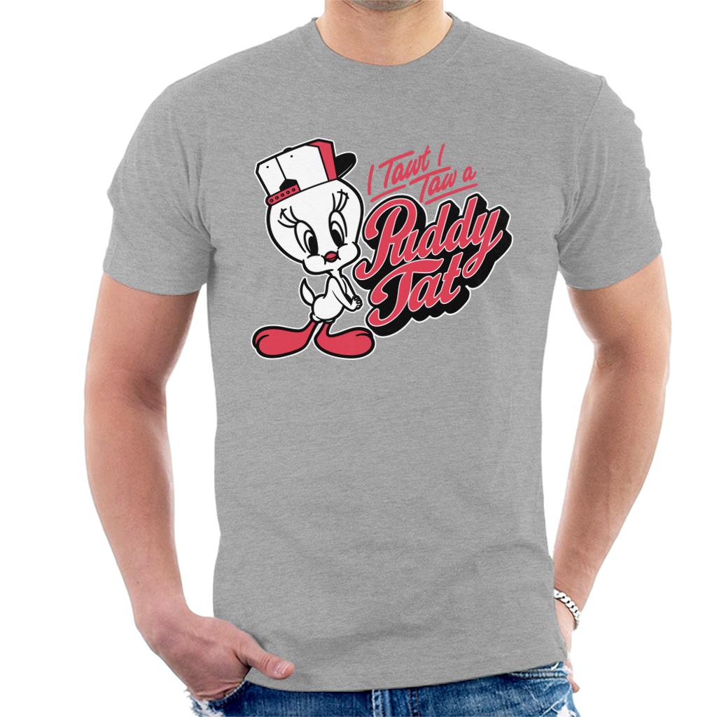 Looney Tunes Tweety Baseball Puddy Tat Men's T-Shirt product image 1