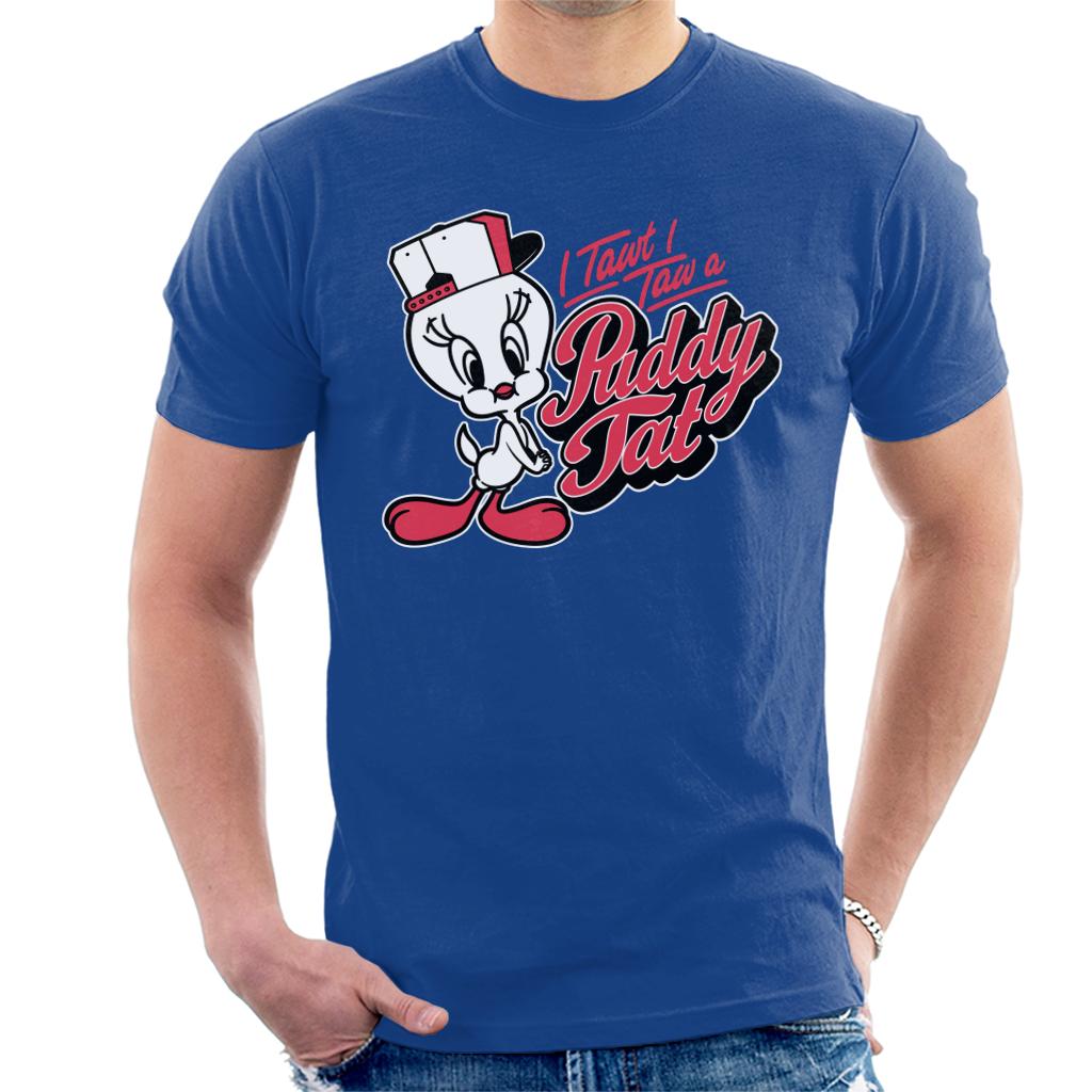 Looney Tunes Tweety Baseball Puddy Tat Men's T-Shirt product image 4