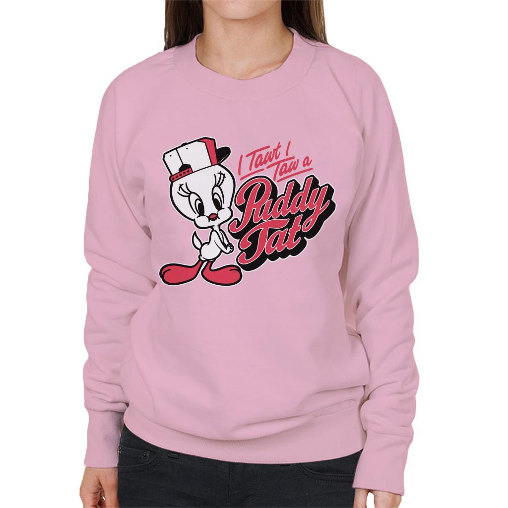 Looney Tunes Tweety Baseball Puddy Tat Women's Sweatshirt product image 6
